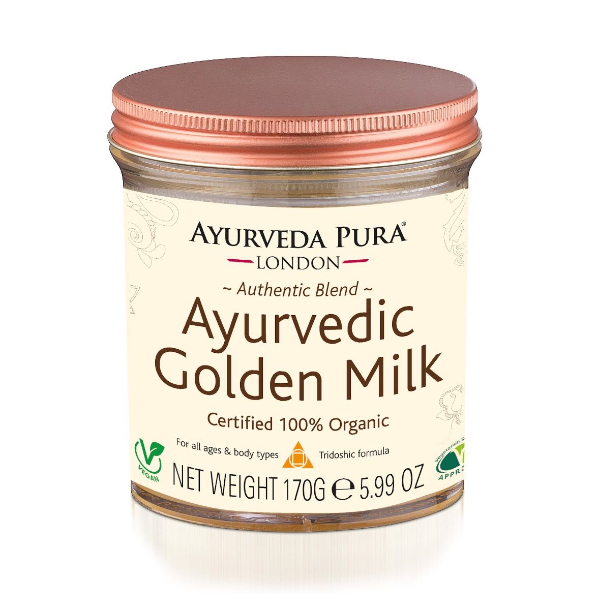 Ayurvedic Golden Milk - Leche Dorada Ayurvédica 100% Certificada Orgánica