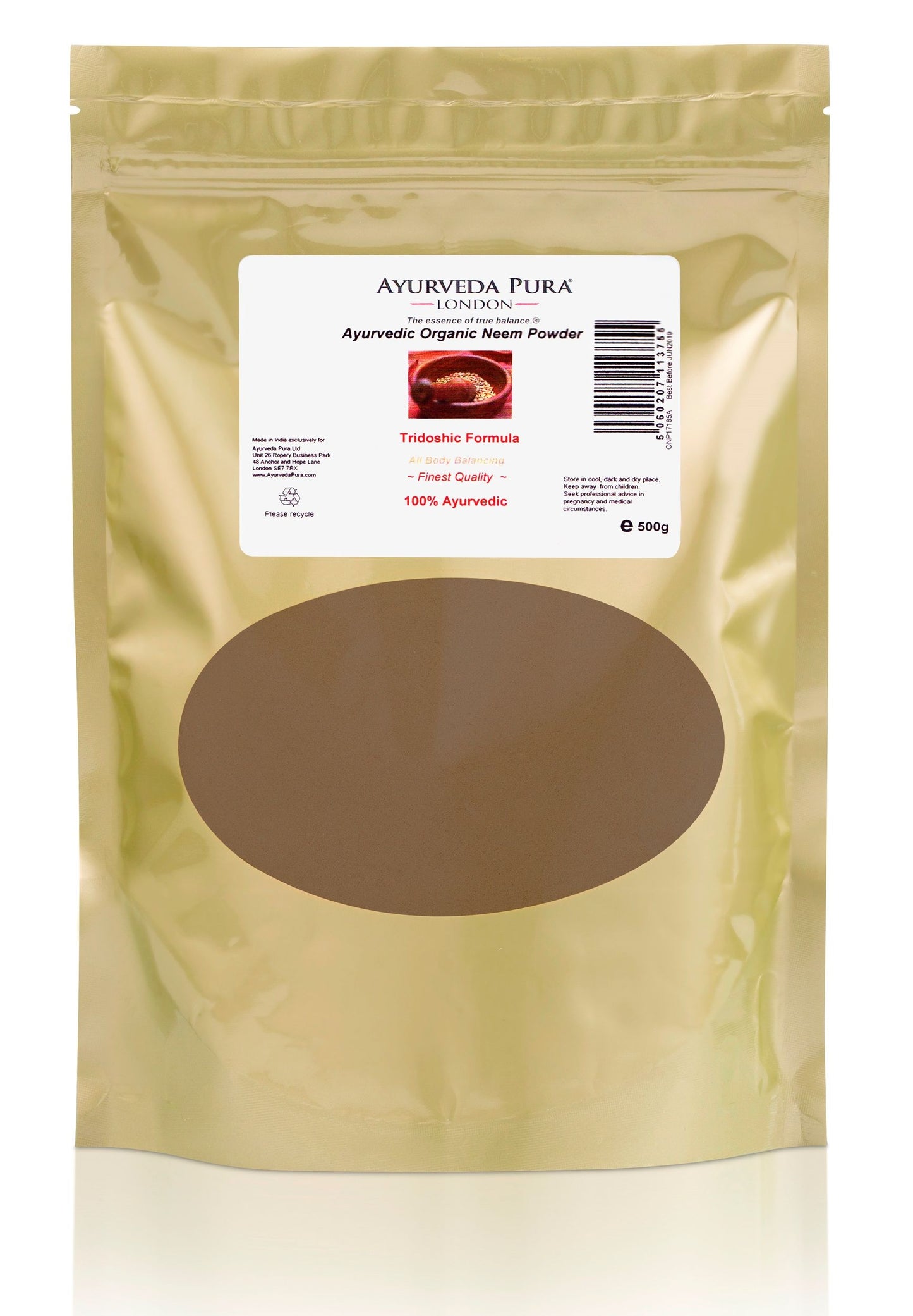 Polvo de Neem Orgánico - 500g