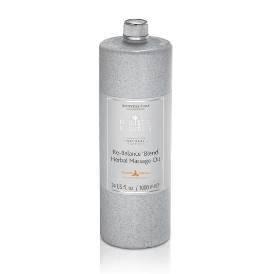 Aceite de masaje de hierbas Re-Balance Blend - Fórmula Tridoshic Litro