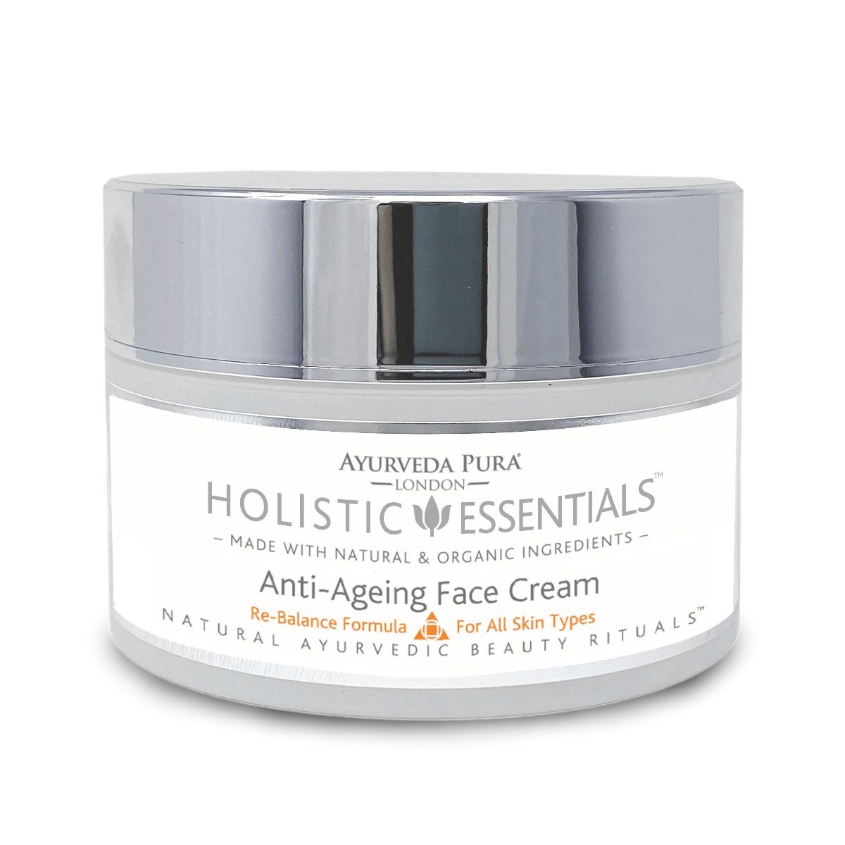 Anti-Aging Facial Cream - Re-Balance Formula - Made With Natural And Organic Ingredients 