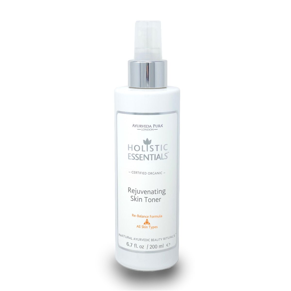 Rejuvenating Skin Toner - Re-Balance Formula (Tridoshic) - 200ml - Certified Organic
